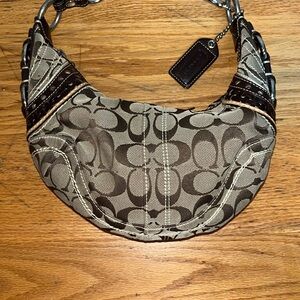 Coach Brown and Black Women's Bag